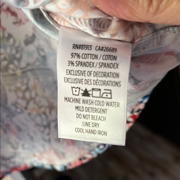 Robert Graham Multicolor Abstract Long Sleeve Shirt - Picture 5 of 8